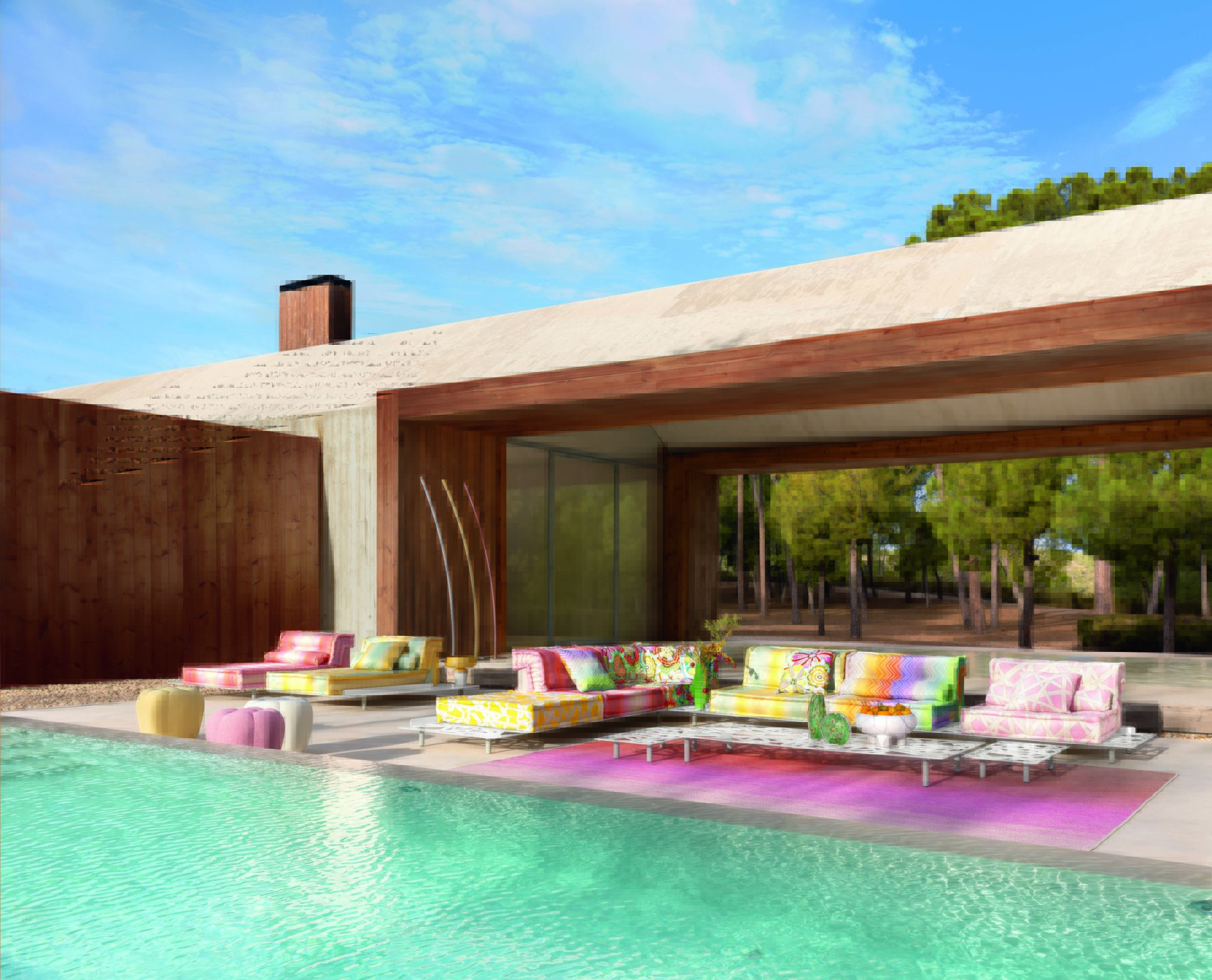 El arte de vivir al aire libre: Roche Bobois presenta su visión de diseño exterior